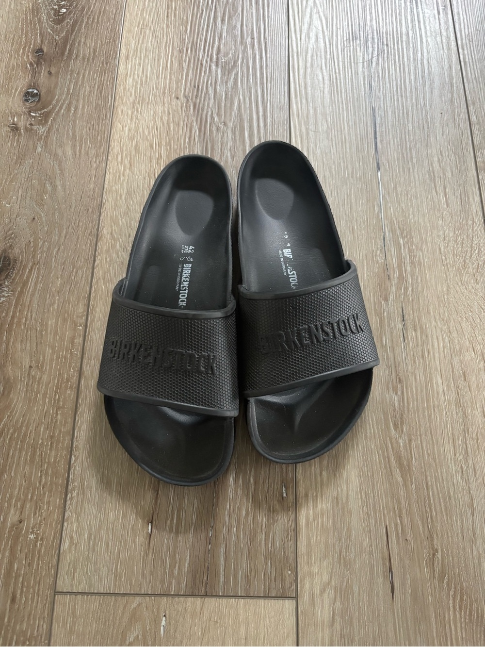 Birkenstock Men's Black Slide Sandals EVA Upper
